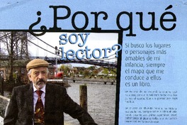 ¿Por qué soy lector?  [artículo] Floridor Pérez