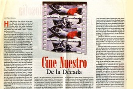 Cine nuestro de la década  [artículo] Vera-Meiggs.