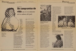 Un Compromiso de vida con el crecimiento de la cultura del país  [artículo].