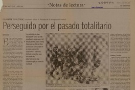 Perseguido por el pasado totalitario  [artículo] Chance Hunter.