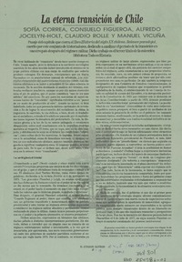La Eterna transición de Chile.  [artículo]