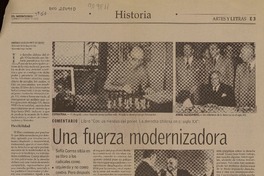 Una fuerza modernizadora  [artículo]Verónica Valdivia Ortiz de Zárate.