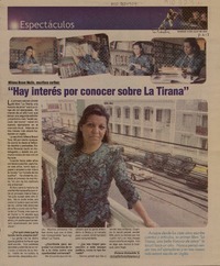 Milena Bravo Mollo, escritora nortina: "Hay interés por conocer sobre La Tirana" (entrevista)  [artículo]Viviana Bobadilla S.