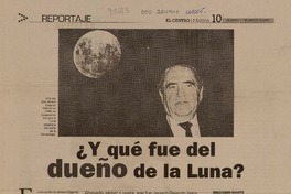 ¿Y qué fuel del dueño del la Luna?  [artículo]Felipe Weston Valenzuela.