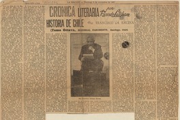 Historia de Chile  [artículo] Ricardo A. Latcham.