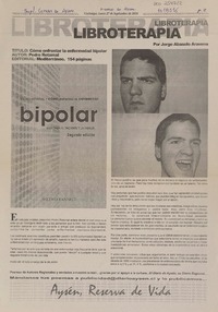 Còmo enfrentar la enfermedad bipolar  [artículo] Jorge Abasolo Aravena.