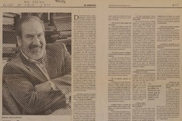 Educación sentimental (entrevista)  [artículo] María Teresa Cárdenas.