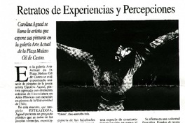Retratos de Experiencias y percepciones.  [artículo]
