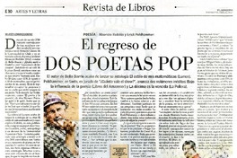 El regreso de dos poetas pop  [artículo] Maureen Lennon Zaninovic.