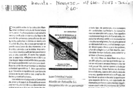 Nicolas de Bobadilla S.J. : recuperación de un personaje de la primera Compañía de Jesús [articulo] Juan Díaz S.J.