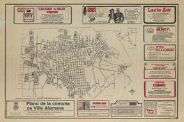 Plano de la Comuna de Villa Alemana. Plano de la Comuna de Villa Alemana.