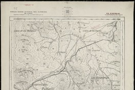 El Espinal Departamento de Ligua [material cartográfico] : Estado Mayor Jeneral del Ejército de Chile. Departamento de Levantamiento.