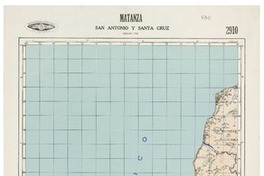 Matanza San Antonio y Santa Cruz [material cartográfico] : Instituto Geográfico Militar de Chile.