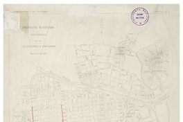 Alcantarillado de Santiago proyecto Roufosse: disposición de los colectores y emisarios. Alcantarillado de Santiago proyecto Roufosse: disposición de los colectores y emisarios.