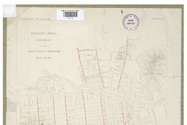 Alcantarillado de Santiago: proyecto Chiesa: disposición de los colectores y emisarios. Alcantarillado de Santiago: proyecto Chiesa: disposición de los colectores y emisarios.