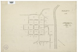 Maipo  [material cartográfico] Asociación de Aseguradores de Chile, Comité de Incendios.