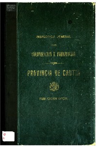 Carta general de colonización de la Prova. de Cautín