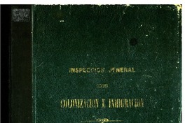 Carta general de colonización de la Prova. de Cautín