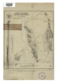 Canal Bannen Costa oeste de Patagonia [material cartográfico] : levantado... por los Oficiales de la Corbeta Chacabuco.