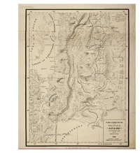 Plano demostrativo de la cordillera de Los Andes y de la línea divisioria de aguas antre las latitudes 42° y 46° sud Plano demostrativo de la cordillera de Los Andes y de la línea divisioria de aguas antre las latitudes 42° y 46° sud