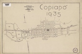 Copiapó  [material cartográfico] Asociación de Aseguradores de Chile, Comité Incendio.