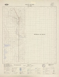 Volcán Ollagüe 2115 - 6800 [material cartográfico] : Instituto Geográfico Militar de Chile.