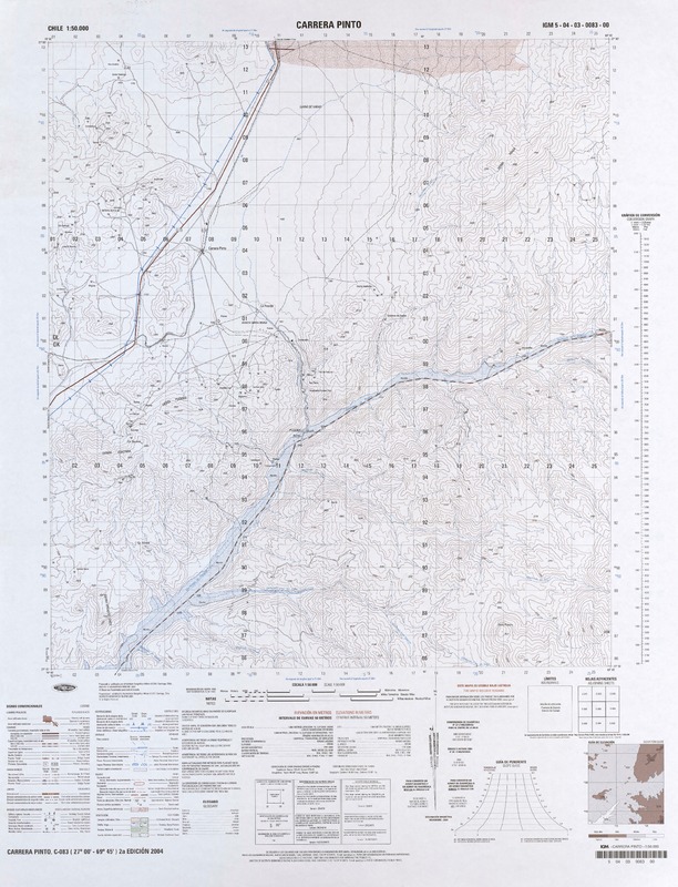 Carrera Pinto [material cartográfico] Instituto Geográfico Militar de  Chile. - Biblioteca Nacional Digital de Chile