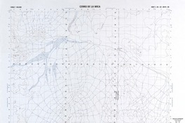 Cerro de la Mica 21°30' - 69°45' [material cartográfico] : Instituto Geográfico Militar de Chile.