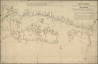 Carta esférica que contiene la costa occidental patagónica comprendida entre los 41 y los 46 grados de latitud meridional con inclusion del pequeño Archipiélago de Chiloé y parte del grande de Los Chonos [material cartográfico] : reconocida y levantada de Real Orden y Comisión del Excelentísimo señor Baylo Frey Francisco Gil y Lemos, Virrey del Perú, por el Alferez de Fragata, primer piloto de la Real Armada, José de Moraleda, en los años de 1792 a 1796.