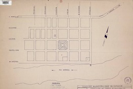 Plano Nehuentue  [material cartográfico] Ilustre Municipalidad de Carahue, Dirección de Obras Municipales.