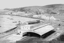 Estación de Talcahuano, inaugurada en 1874.