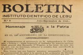 Boletín del Instituto Científico de Lebu.