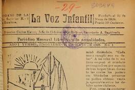 La Voz infantil (Yumbel, Chile : 1928).