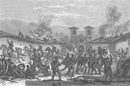 Combate de Rancagua, octubre de 1814 .