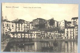 Puerto y casa del poeta Ercilla Bermeo (Vizcaya).