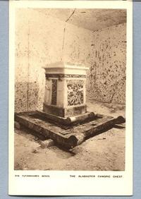 The Alabaster Canopic chest 019 Tutankhamen series. The Alabaster Canopic chest 019 Tutankhamen series.