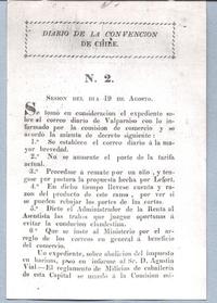 Diario de la Convención de Chile N. 2. Diario de la Convención de Chile N. 2.