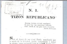 Tizón republicano N. 1 Tizón republicano N. 1