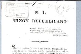 Tizón republicano N. 1