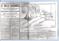 El Mercurio, el duelo nacional por la muerte de Don Diego Barros Arana.