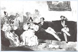 Tertulia en casa del Coronel Gutike, Talca, 1836