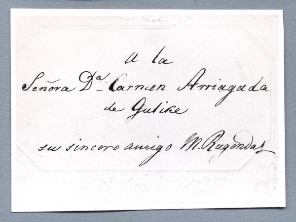 [Firma autógrafa de J.M. Rugendas]