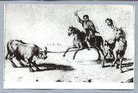 Campesinos laciando ganado Campesinos laciando ganado