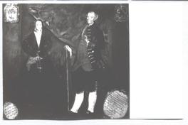 Luis Manuel de Zañartu (corregidor de Santiago) y su esposa M. del Carmen Errázuriz Luis Manuel de Zañartu (corregidor de Santiago) y su esposa M. del Carmen Errázuriz