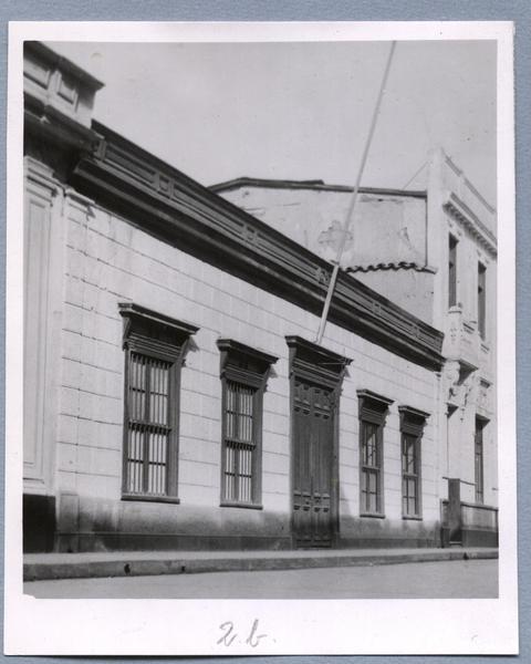 [Casa de José Toribio Medina en calle 12 de febrero, hoy J. T. Medina]