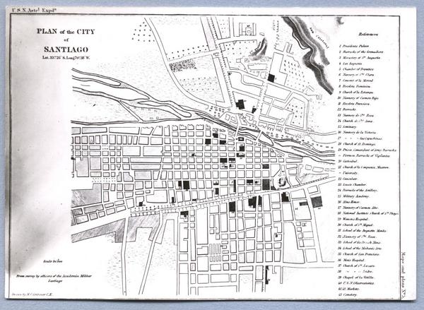 [Plano de la ciudad de Santiago]