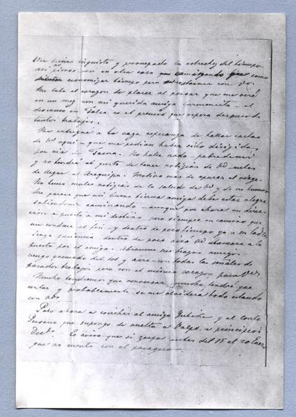 [Carta manuscrita de Rugendas]