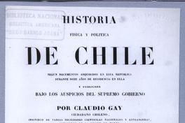Atlas de la Historía física y política de Chile de Claudio Gay, MDCCCXLIV Atlas de la Historía física y política de Chile de Claudio Gay, MDCCCXLIV
