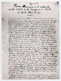 Tosca narración de lo acaecido en la Ciudad de Concepción de Chile el 24 de Mayo de 1750 Tosca narración de lo acaecido en la Ciudad de Concepción de Chile el 24 de Mayo de 1750