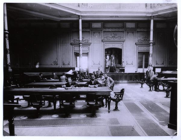 [Salón de lectura de la antigua Biblioteca Nacional]